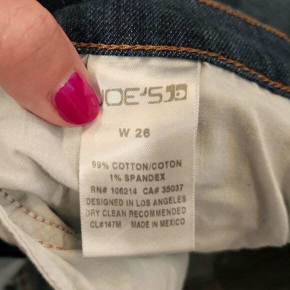 Medium wash Joe's "george" long  jean shorts size 26. - Picture 5 of 9